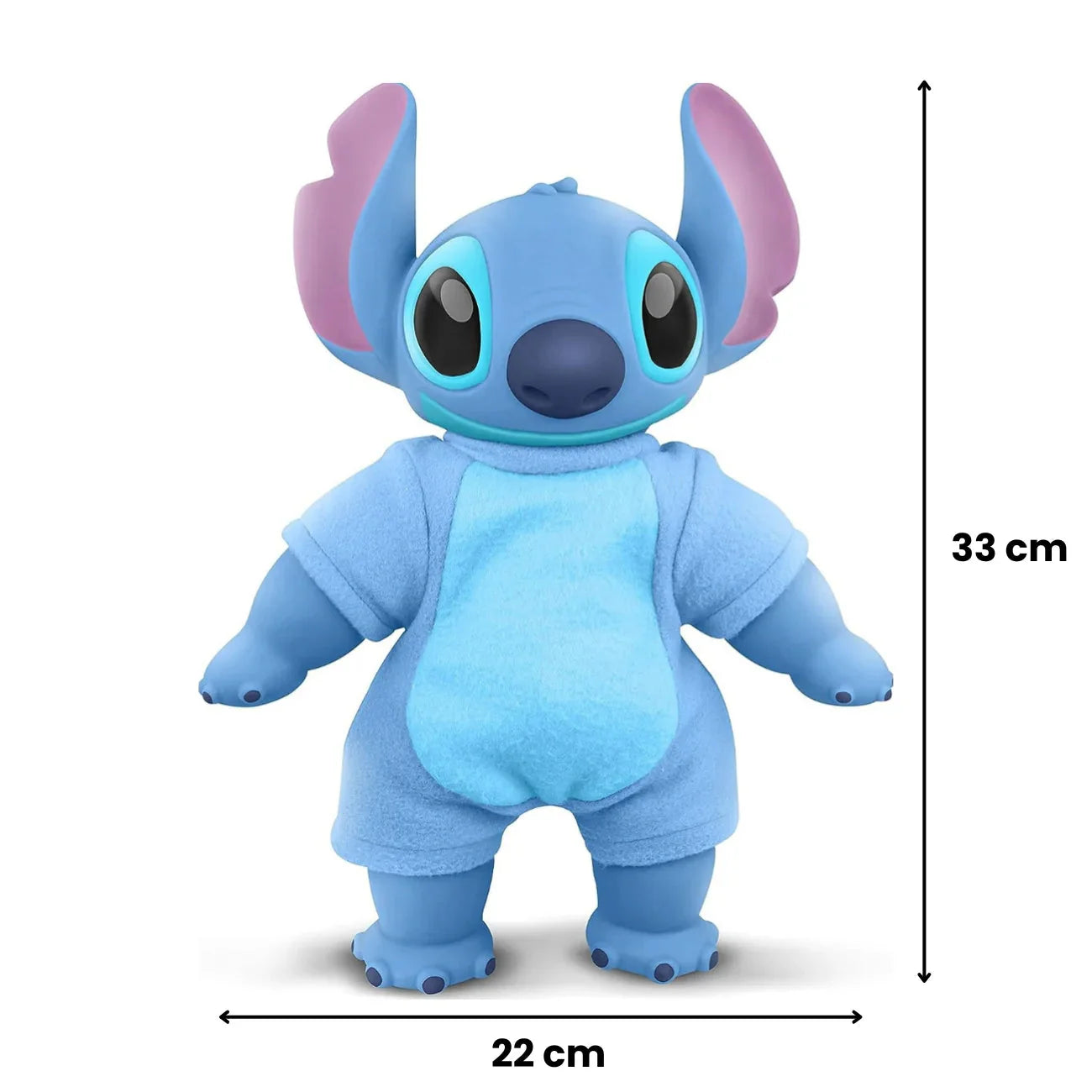 Boneco Pelúcia Stitch Original com Roupinha