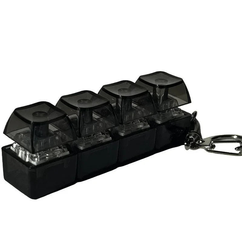 Chaveiro - Teclado Mecânico Alivia Estresse RGB