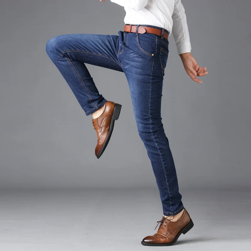 Calça Jeans Comfort Flex + Brinde Cinto Masculino