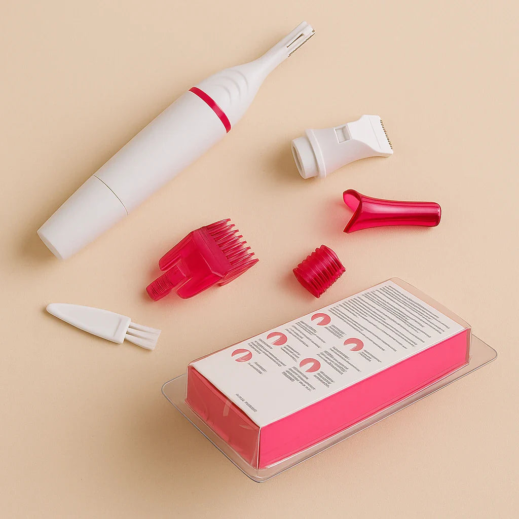 Depilador Feminino 5 em 1 Portátil para Corpo e Rosto - Depifull