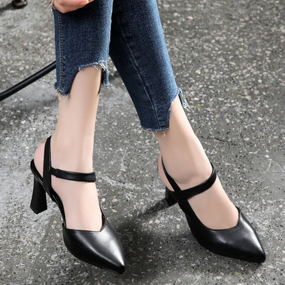 Scarpin Ortopédico Premium Nobre - Salto Bloco Confortável