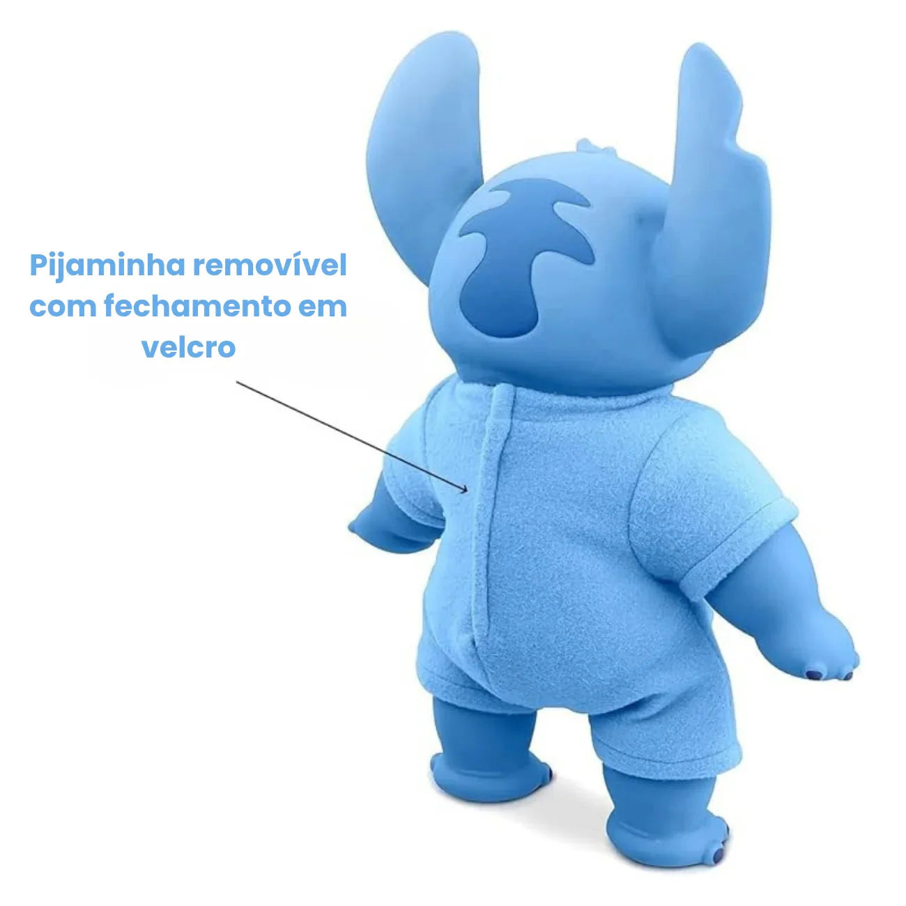 Boneco Pelúcia Stitch Original com Roupinha