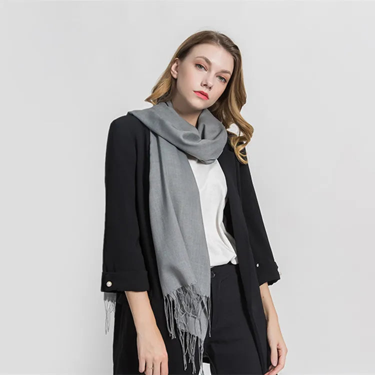 Cachecol Feminino Longo Cashmere