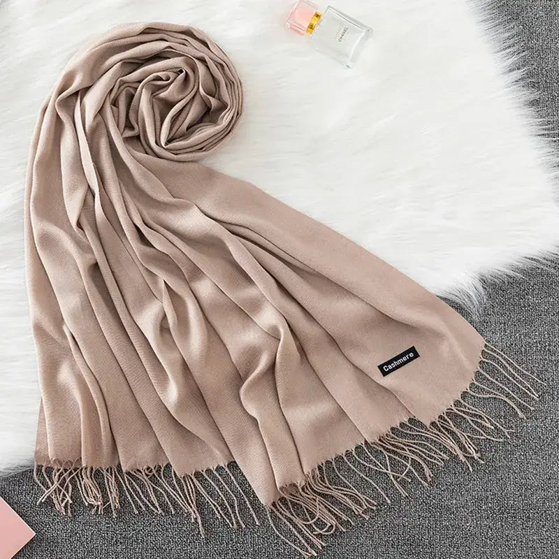 Cachecol Feminino Longo Cashmere