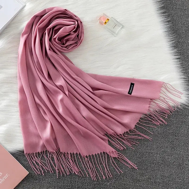 Cachecol Feminino Longo Cashmere