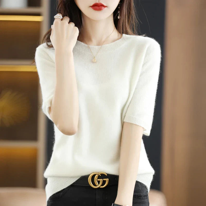 Blusa Feminina Manga Curta Darliane