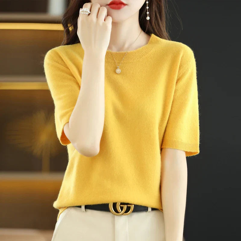 Blusa Feminina Manga Curta Darliane