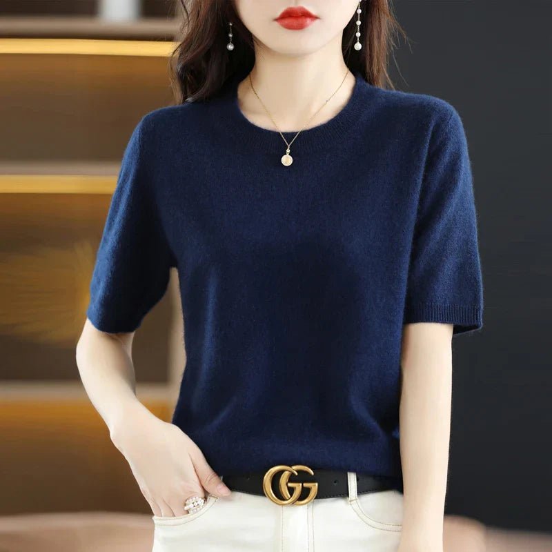 Blusa Feminina Manga Curta Darliane