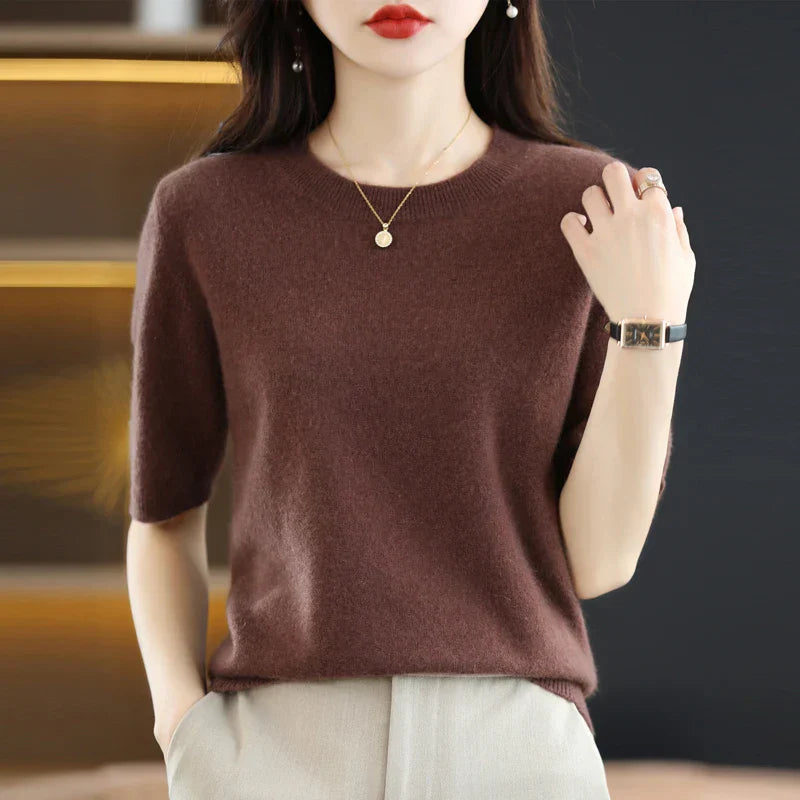 Blusa Feminina Manga Curta Darliane