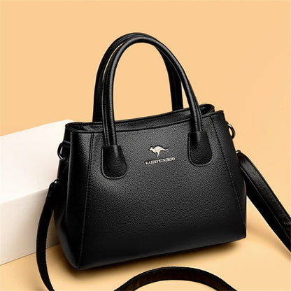 Bolsa Feminina de Couro Transversal