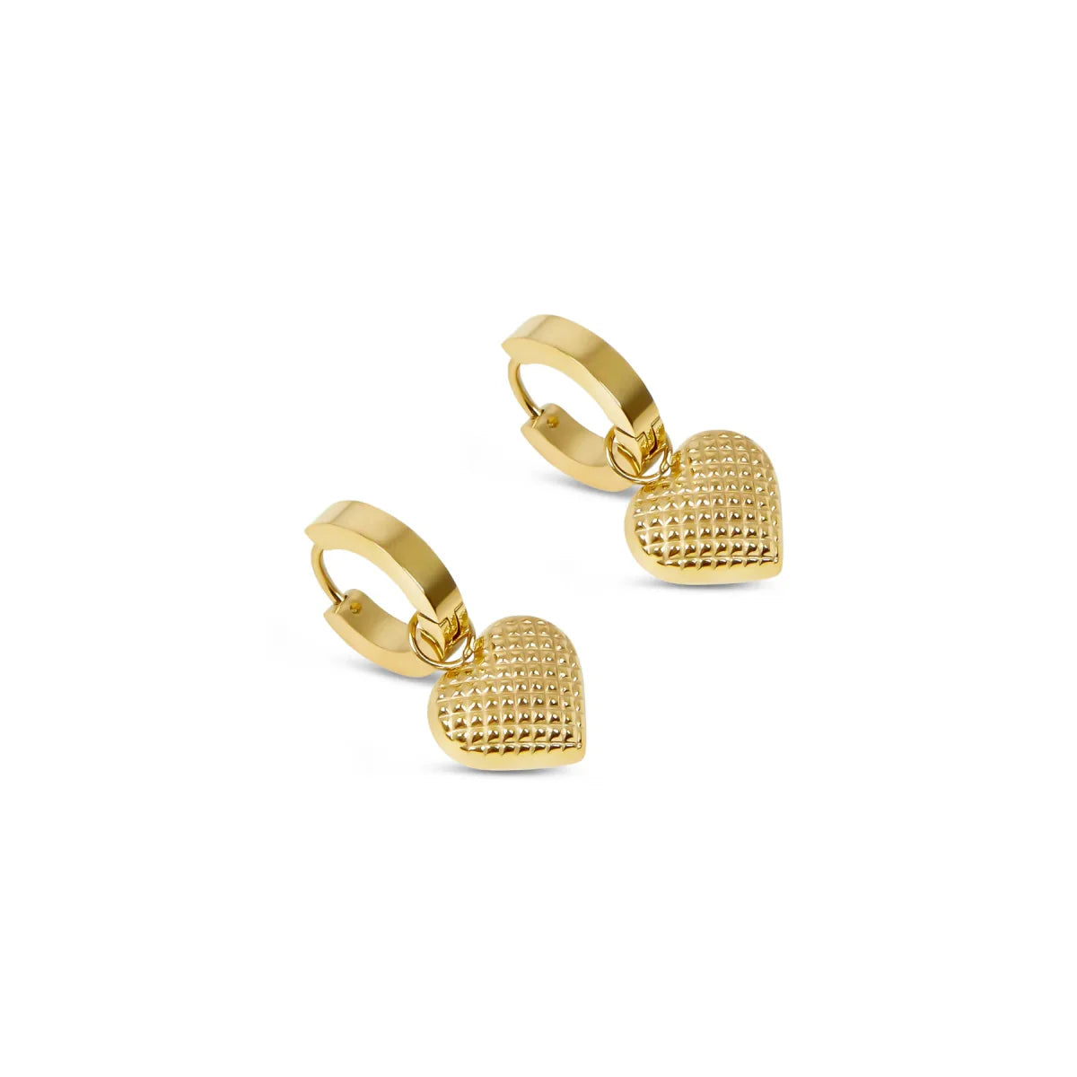 Brinco Argolinha Amore Banhado em Ouro 18K