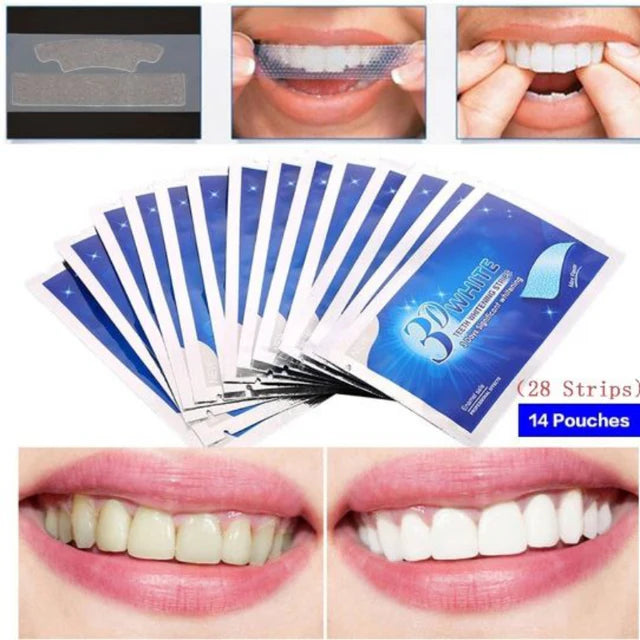 Fita Clareadora de Dentes Roxa Sem Sensibilidade