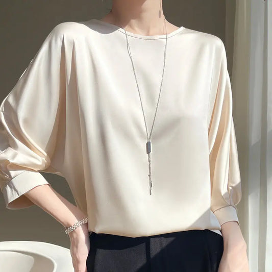 Blusa Feminina Seda Pedrita