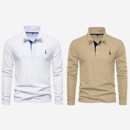 Pague 1 Leve 2 | Kit Outono Inverno Polo Arantes Manga Longa