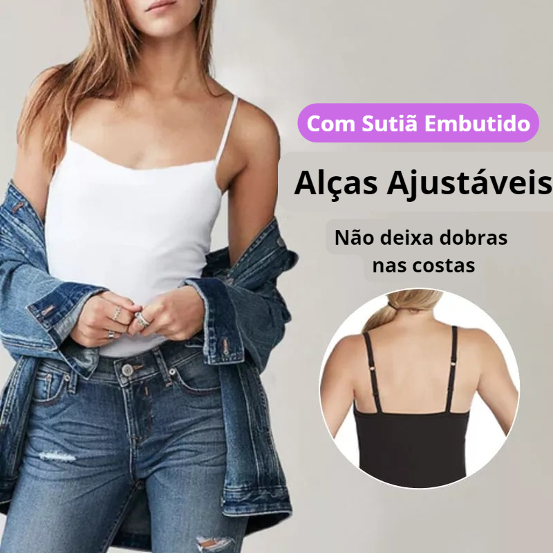 Camiseta Regata com Bojo
