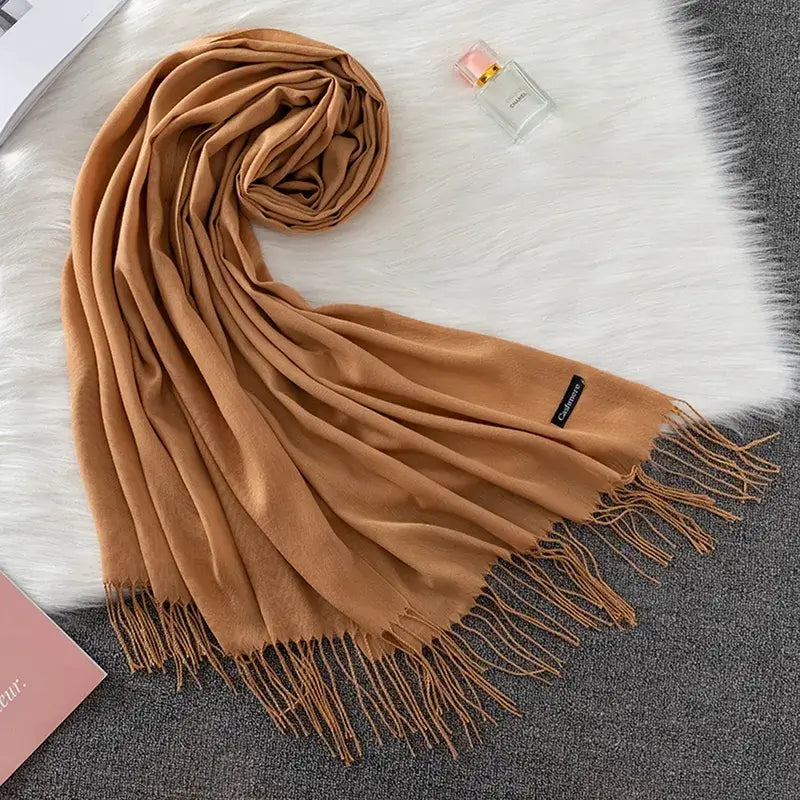 Cachecol Feminino Longo Cashmere