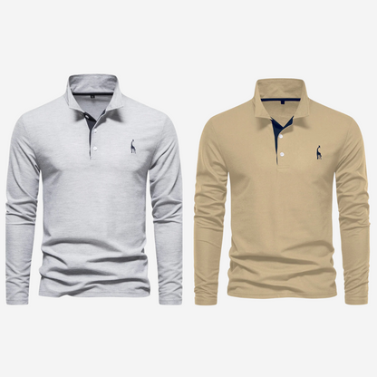 Pague 1 Leve 2 | Kit Outono Inverno Polo Arantes Manga Longa