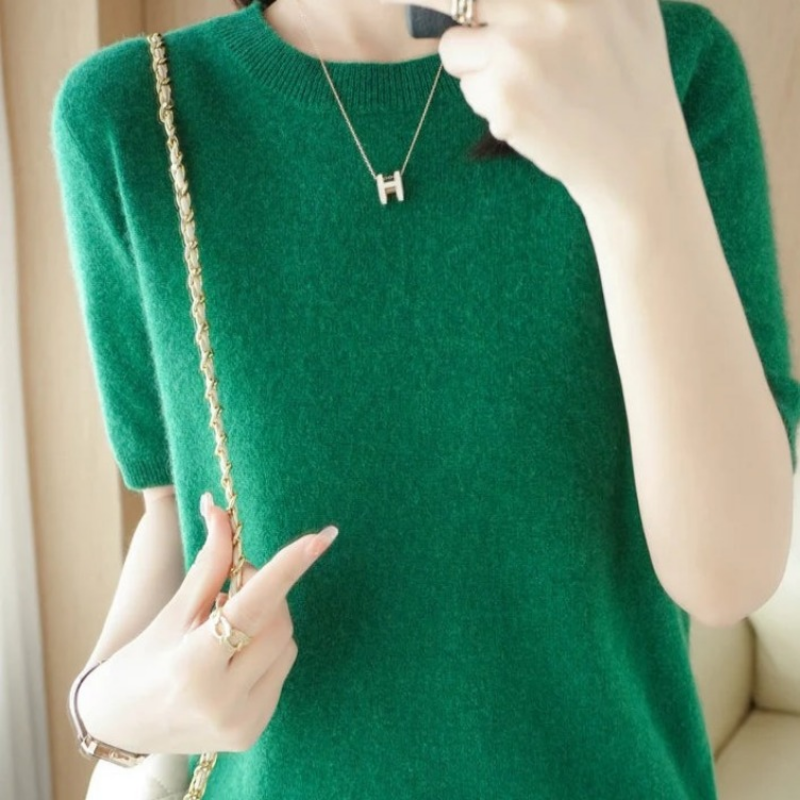 Blusa Feminina Manga Curta Darliane