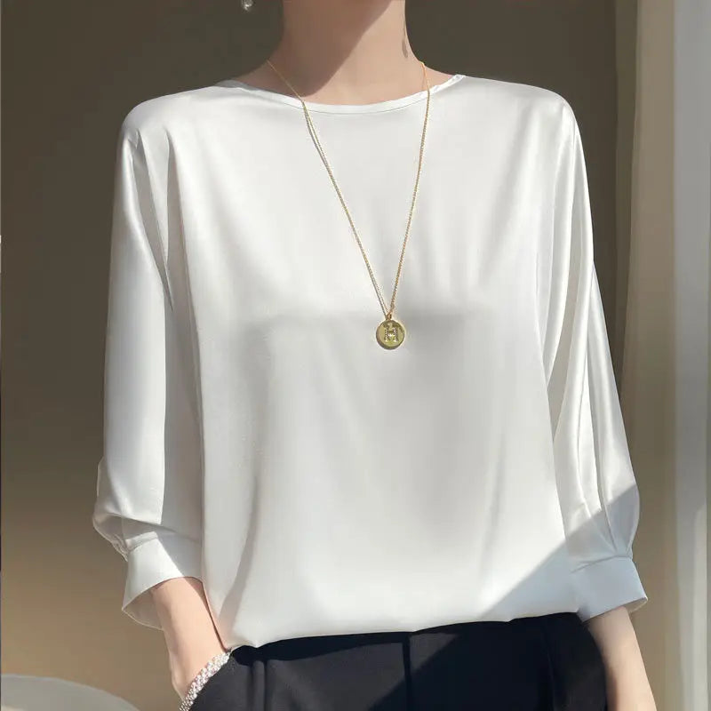 Blusa Feminina Seda Pedrita