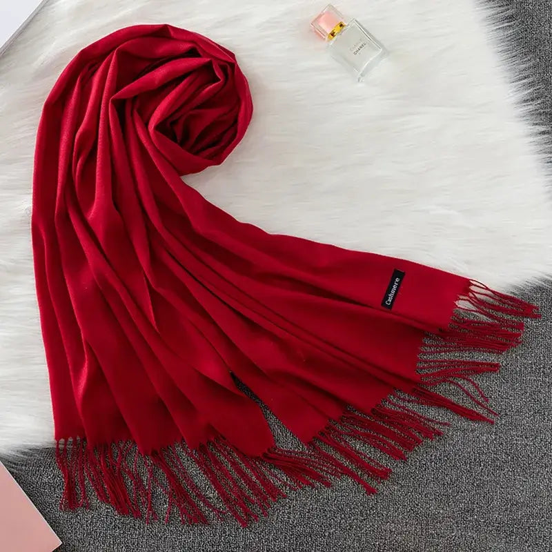 Cachecol Feminino Longo Cashmere